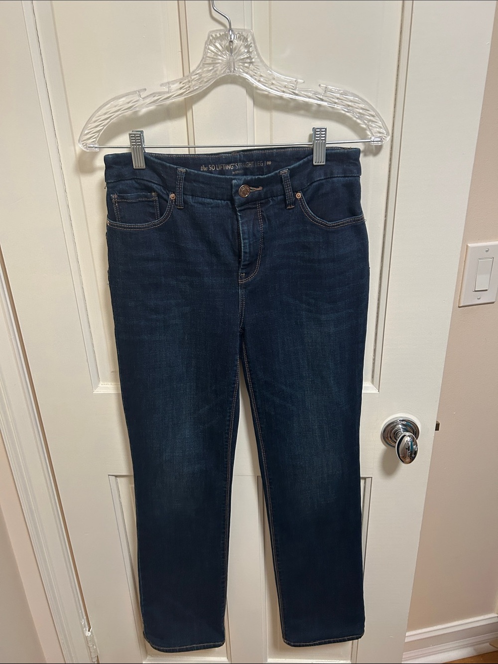Chicos Dark Blue Women’s Slim Straight Jeans